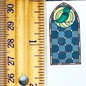 🌀10/$10🌀 Holographic Mosaic Window Reusable Sticker Decal